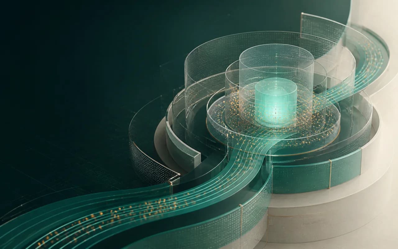 Abstract secure healthcare data architecture with protected layers and controlled routing